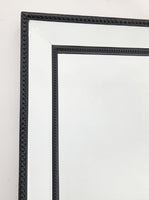 Black Beaded Framed Mirror - X Large 190cm x 100cm