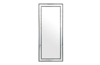 Medium Black Beaded Framed Mirror - 70cm x 170cm