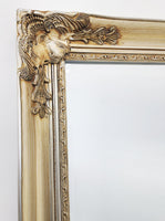 French Provincial Ornate Mirror - ANTIQUE CHAMPAGNE - X Large 100cm x 190cm
