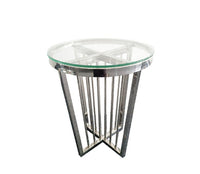 Salina Coffee Table - ClearTop - 45cm Silver