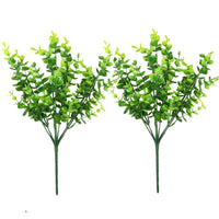 2 Pack Fake Plants Faux Artificial Eucalyptus Plants Home Garden Window Office Wedding Decoration