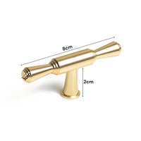 Gold Zinc Kitchen Cabinet Handles Drawer Bar Handle Pull T