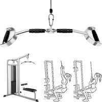 86cm Tricep Press Solid Pulldown Bar Cable Machine Revolving LAT Pull down Bar Rotating Curl Bar