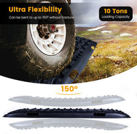 69cm Traction Boards 2 PCS Recovery Tracks 4WD Tire Traction Mat Recovery Boards Rescue Board