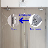 Auto Commercial Door Closers Hydraulic Door Closer for Home  Commercial Door 45-60kg
