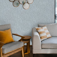 61cm x 10m Green Wallpaper Decor Faux Grasscloth Paper Wall Paper Self Adhesive Removable Silver