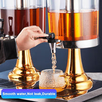 16L Commercial Restaurant Buffet Beverage Juice Beverage Dispenser Drink Container Gold