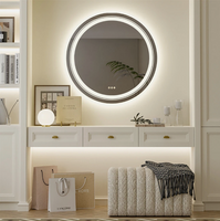 Interior Ave - 90cm Round Frameless LED Bathroom Mirror