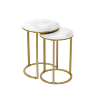 Interior Ave - Deva Gold Nested Side Table Set