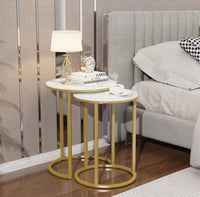 Interior Ave - Deva Gold Nested Side Table Set