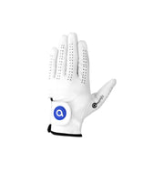 Awezingly Premium Quality Cabretta Leather Golf Glove for Men - White (M)