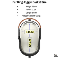 Fur King Jogger Pet Pram / Stroller - Green