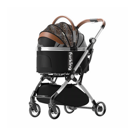 Fur King Lux Pet Pram / Stroller - Green