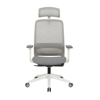 Carlie High Back Molded Foam Seat Ergonomic Office Chair In Grey