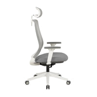 Carlie High Back Molded Foam Seat Ergonomic Office Chair In Grey