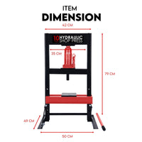 Shop Press - 10 Ton Hydraulic Standard