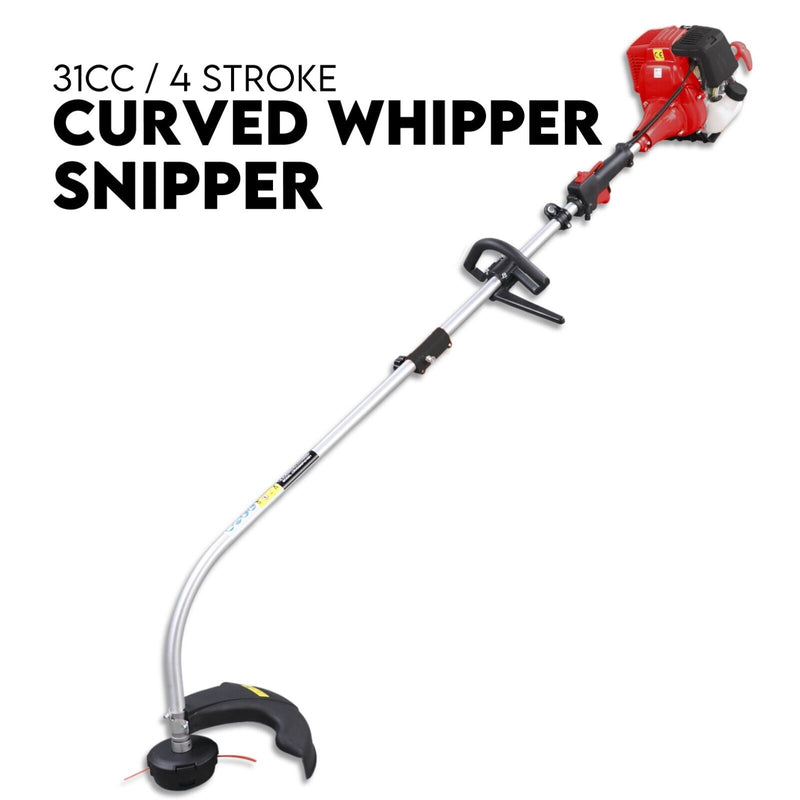 4 STROKE Curved Split Shaft Line Trimmer Garden Lawn Whipper Snipper Kings Warehouse Australia