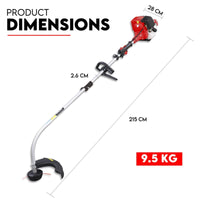 4 STROKE Curved Split Shaft Line Trimmer Garden Lawn Whipper Snipper