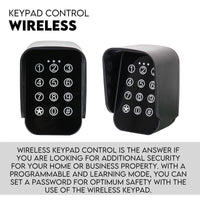 Full Solar Automatic 40W Double Swing Gate Opener Remote Keypad Control