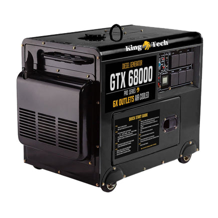 Diesel Generator Single Phase 8.4kw Rated Diesel 6kw 13hp Portable