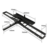 227kg Motorcycle Motorbike Carrier Hauler Hitch Mount Rack Tow Bar