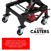 Motorcycle Scissor Lift Stand 136kg Hydraulic Motorbike Lifter Dirt Bike Jack