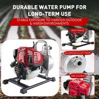 Portable 4-Stroke Petrol Water Pump 1.6HP