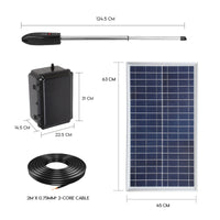 Swing Gate Opener Automatic Full Solar Power Kit Remote Control