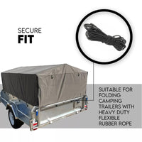 8X5 BOX TRAILER CAGE CANVAS COVER (900mm) 3 FOOT Thick Rip Resistant Waterproof