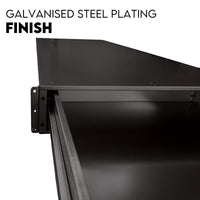 Under Tray Body Tool Box Trundle Drawer 1500 Long UTE Truck ToolBox Black