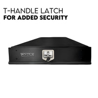 Under Tray Body Tool Box Trundle Drawer 1500 Long UTE Truck ToolBox Black