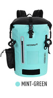 NOOYAH IPX8 Waterproof Bike Cycle Outdoor Sports Backpack Double-Layer Waterproof Bag  MINT GREEN