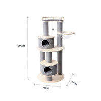 HONEYPOTCAT Majestic Reinforced Multi-Level Cat Tree  - 165cm