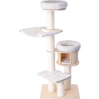 HONEYPOTCAT Signature Solid Wood Cat Tower - 175.5cm