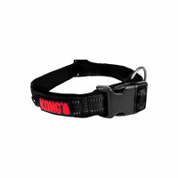 KONG Nylon Black Collars Medium