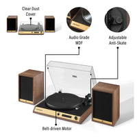 C72 Crosley Record Vinyl Shelf Turntable