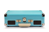 Crosley Cruiser Bluetooth Portable Turntable - Turquoise + Crosley Entertainment Stand Bundle