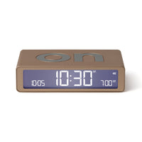 Lexon Flip Classic Reversible Alarm Clock - Gold