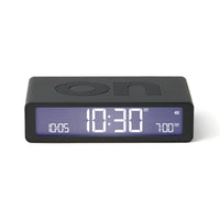 Lexon Flip Classic Reversible Alarm Clock - Grey