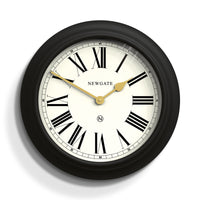 Newgate Chocolate Shop Wall Clock Silicone Cave Black & Cream