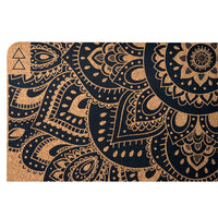 Yoga Design Lab Cork Yoga Mat 3.5mm Mandala Black