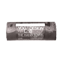 Yoga Design Lab Hand Yoga Towel Mandala Black