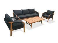 Woodlands 5 Seat Outdoor Lounge Set