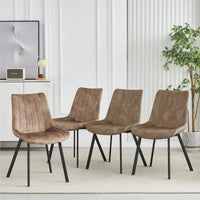 Sloane Fabric Dining Chairs (Set of 4) - Taupe