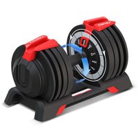 CORTEX Revolock V2 24kg Adjustable Steel Dumbbell Barbell Kettlebell All-in-One (Single)