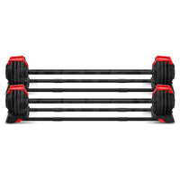 CORTEX Revolock V2 48kg Pair Set Adjustable Steel Dumbbell Barbell Kettlebell All-in-One