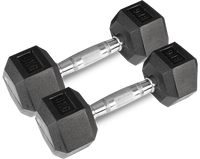 CORTEX Hex Dumbbell 56kg Set with Stand (4, 6, 8, 10kg Pairs)