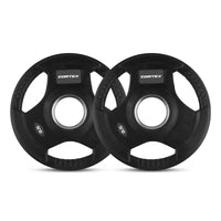 CORTEX SM20 100kg Olympic Tri-Grip Weights, Bar, 48kg Revolock and Bench Set