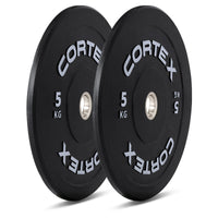 CORTEX 120kg Black Series V3 Bumper Plate Set