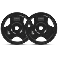 CORTEX 20kg Tri-Grip V2 50mm Olympic Plates (Pair)